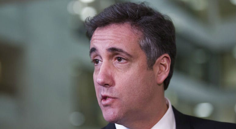 Michael Cohen, President Donald Trump's former lawyer, speaks with the media as he departs after testifying before a closed door hearing of the Senate Intelligence Committee on Capitol Hill, Tuesday, Feb. 26, 2019, in Washington. Michael Cohen, President Donald Trump's former lawyer, speaks with the media as he departs after testifying before a closed door hearing of the Senate Intelligence Committee on Capitol Hill, Tuesday, Feb. 26, 2019, in Washington.