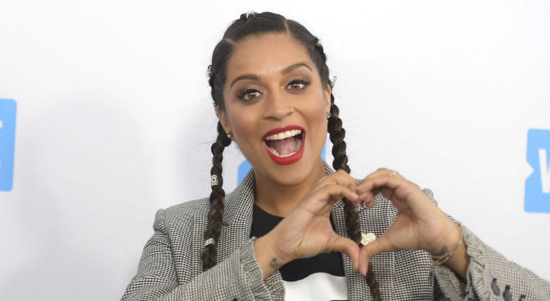 FILE - In this April 19, 2018 file photo, Lilly Singh arrives at WE Day California at The Forum in Inglewood, Calif. Lilly Singh arrives at WE Day California at The Forum in Inglewood, Calif.