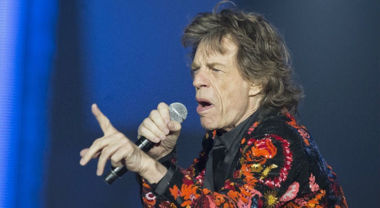 Mick Jagger of the Rolling Stones performs during the concert of their 'No Filter' Europe Tour 2017 at U Arena in Nanterre, outside Paris, France. Rolling Stone / Mick Jagger