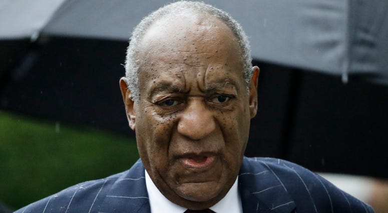 In this Sept. 25, 2018, file photo, Bill Cosby arrives for his sentencing hearing at the Montgomery County Courthouse in Norristown, Pa. Bill Cosby
