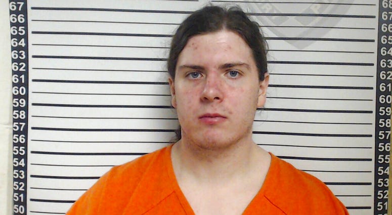 This booking image released by the Louisiana Office of State Fire Marshal shows Holden Matthews, 21, who was arrested Thursday, April 11, 2019, in connection with suspicious fires at three historic black churches in southern Louisiana. Holden Matthews
