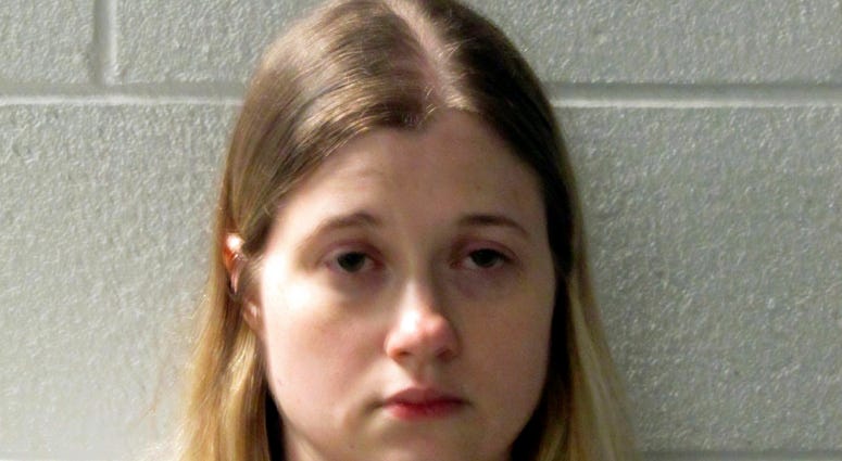 his photo made available by the Henderson County Sheriff's Office, N.C., shows Krista Noelle Madden who was arrested on Friday, May 10, 2019. his photo made available by the Henderson County Sheriff's Office, N.C., shows Krista Noelle Madden who was arrested on Friday, May 10, 2019.