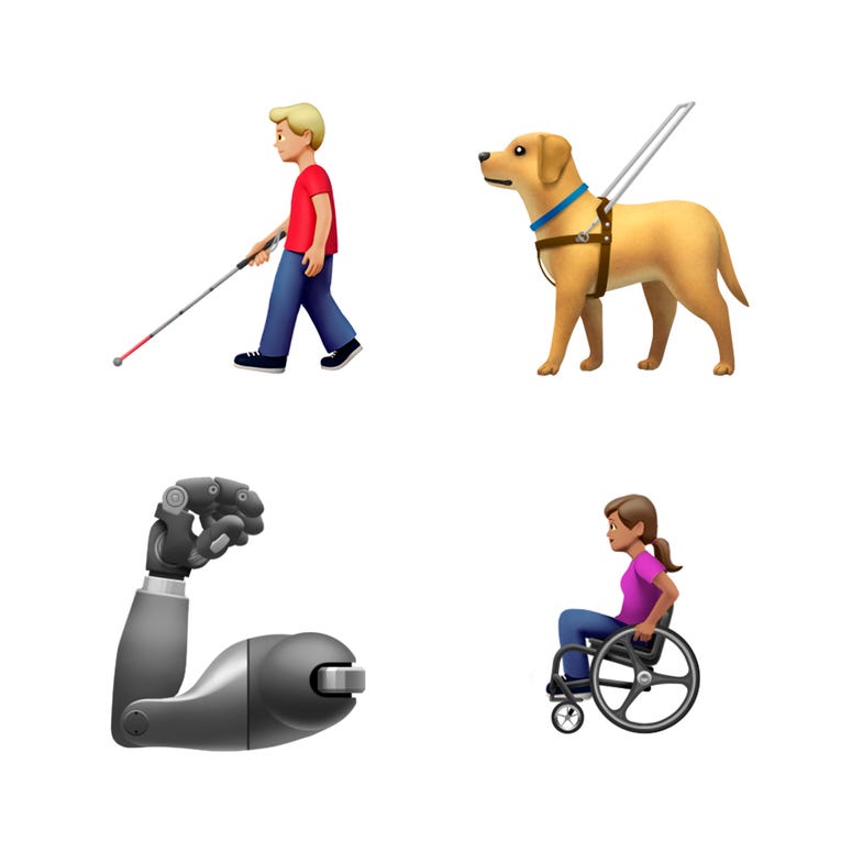 This image provided by Apple shows new emoji's released by Apple. This image provided by Apple shows new emoji's released by Apple.