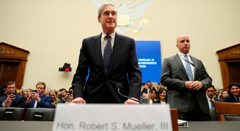 Former special counsel Robert Mueller arrives to testify before the House Intelligence Committee hearing on his report on Russian election interference, on Capitol Hill, in Washington, Wednesday, July 24, 2019. Robert Mueller
