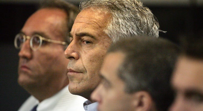 Jeffrey Epstein appears in court in West Palm Beach, Fla. Epstein has died by suicide while awaiting trial on sex-trafficking charges, Jeffrey Epstein