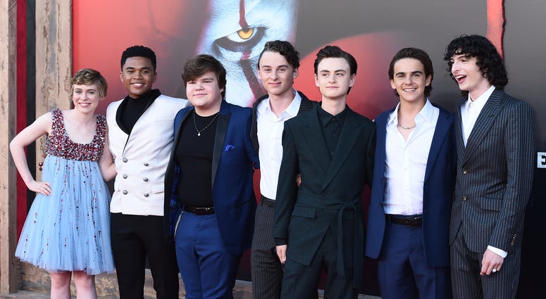 From left: cast members Sophia Lillis, Chosen Jacobs, Jeremy Ray Taylor, Wyatt Oleff, Jaeden Martell, Jack Dylan Grazer and Finn Wolfhard arrive at the Los Angeles premiere of "It: Chapter 2," at the Regency Village Theatre. From left: cast members Sophia Lillis, Chosen Jacobs, Jeremy Ray Taylor, Wyatt Oleff, Jaeden Martell, Jack Dylan Grazer and Finn Wolfhard arrive at the Los Angeles premiere of "It: Chapter 2," at the Regency Village Theatre.