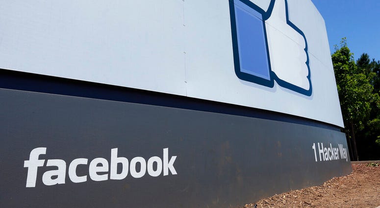 A sign at Facebook headquarters in Menlo Park, Calif. A sign at Facebook headquarters in Menlo Park, Calif.