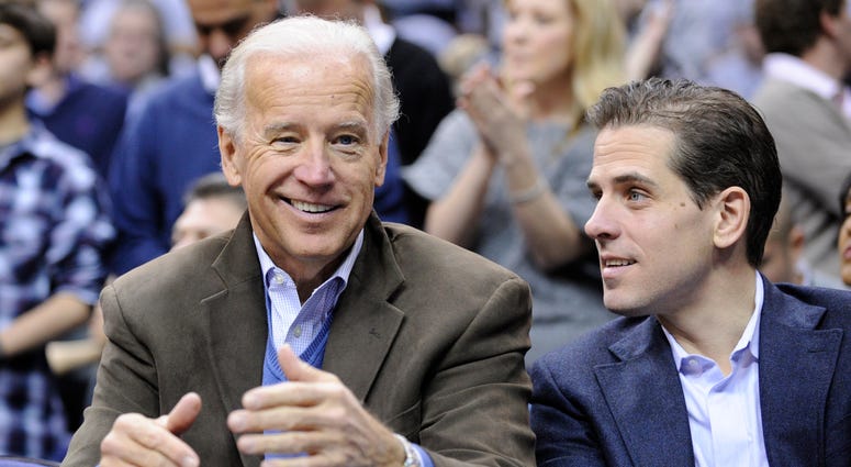 Since the early days of the United States, leading politicians have had to contend with awkward problems posed by their family members. Joe Biden is the latest prominent politician to navigate this tricky terrain. File photo: Vice President Joe Biden, left, with his son Hunter, right, at the Duke Georgetown NCAA college basketball game in Washington.