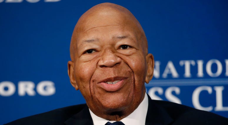 Rep. Elijah Cummings, D-Md., speaks during a luncheon at the National Press Club in Washington. Rep. Elijah Cummings, D-Md., speaks during a luncheon at the National Press Club in Washington.