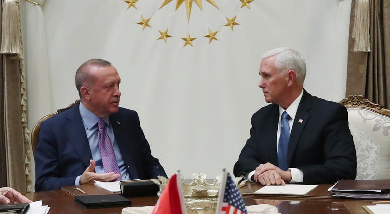 A high level U.S. delegation arrived in Turkey on Thursday for talks on a cease-fire in Syria. A high level U.S. delegation arrived in Turkey on Thursday for talks on a cease-fire in Syria.