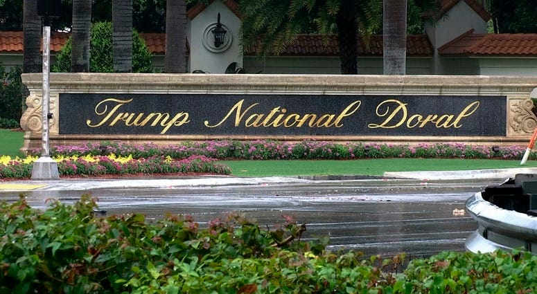 President Donald Trump said on Twitter on Saturday, Oct. 19, 2019, he is reversing his plan to hold the next Group of Seven world leaders' meeting at his Doral, Florida, golf resort. File image of the Trump National Doral resort in Doral, Fla.