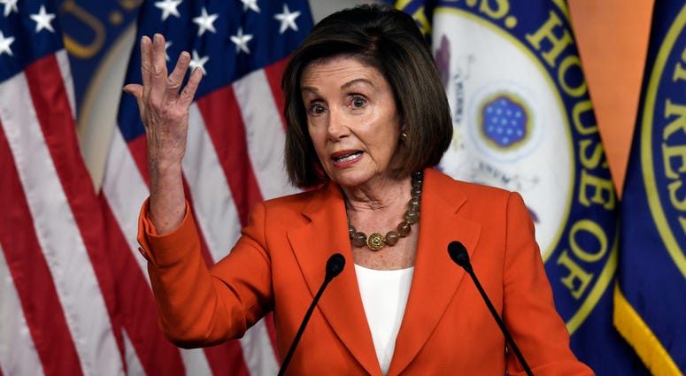 House Speaker Nancy Pelosi of Calif., speaks during a news conference on Capitol Hill in Washington, Thursday, Oct. 31, 2019. House Speaker Nancy Pelosi of Calif., speaks during a news conference on Capitol Hill in Washington, Thursday, Oct. 31, 2019.