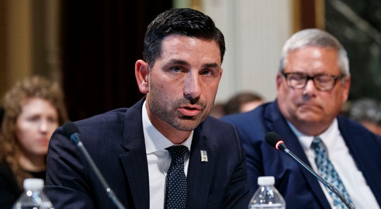 President Donald Trump has named Chad Wolf, the former chief of staff to Secretary Kirstjen Nielsen, to be the next Acting Homeland Security Secretary, the fifth person in the job since Trump took office. Department of Homeland Security Under Secretary Chad Wolf speaks during a meeting of the President's Interagency Task Force to Monitor and Combat Trafficking in Persons.