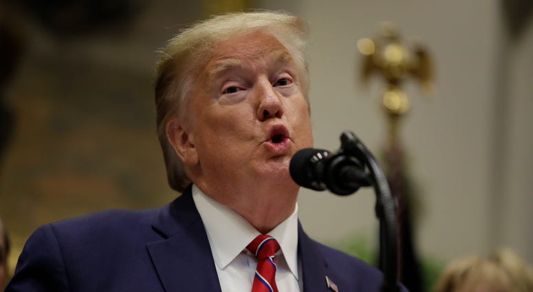President Donald Trump speaks during an event on healthcare prices in the Roosevelt Room of the White House, Friday, Nov. 15, 2019, in Washington. President Donald Trump speaks during an event on healthcare prices in the Roosevelt Room of the White House, Friday, Nov. 15, 2019, in Washington.