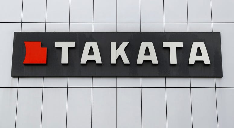 FILE - This June 25, 2017 file photo shows TK Holdings Inc. headquarters in Auburn Hills, Mich. TK Holdings Inc. headquarters in Auburn Hills, Mich.