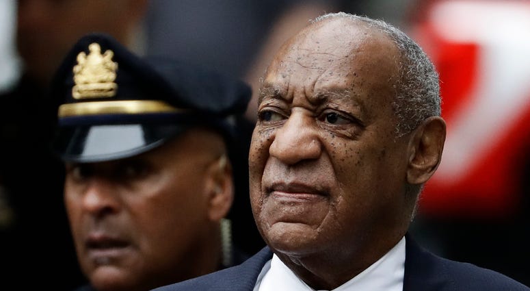 In this Sept. 24, 2018 file photo Bill Cosby arrives for his sentencing hearing at the Montgomery County Courthouse in Norristown, Pa. Bill Cosby