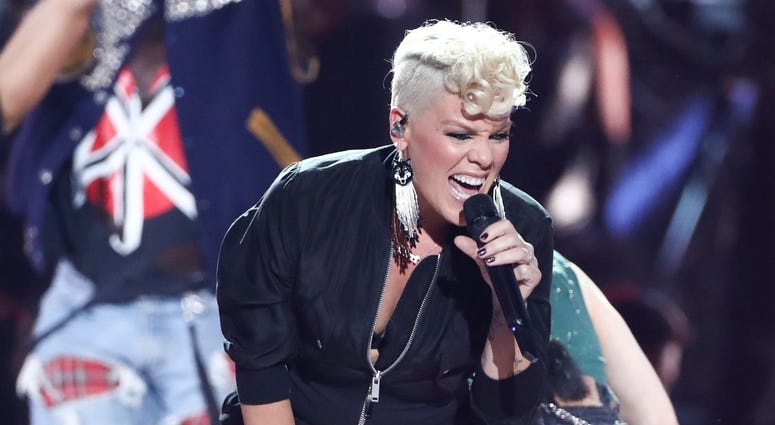 Singer Pink says she's donating $500,000 to help fight the deadly wildfires that have devastated parts of Australia. Singer Pink says she's donating $500,000 to help fight the deadly wildfires that have devastated parts of Australia.