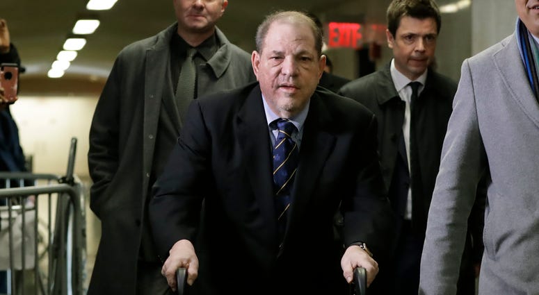 Harvey Weinstein arrives at court for his rape trial, in New York, Friday, Jan. 24, 2020. Harvey Weinstein arrives at court for his rape trial, in New York, Friday, Jan. 24, 2020.