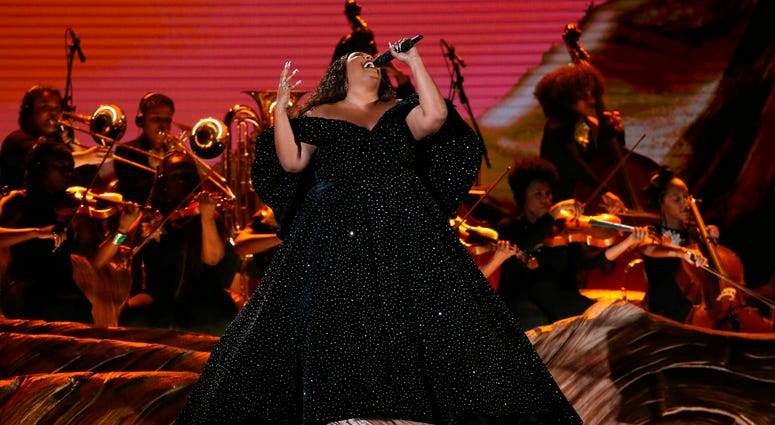 Lizzo performs a medley at the 62nd annual Grammy Awards on Sunday, Jan. 26, 2020, in Los Angeles. Lizzo performs a medley at the 62nd annual Grammy Awards on Sunday, Jan. 26, 2020, in Los Angeles.
