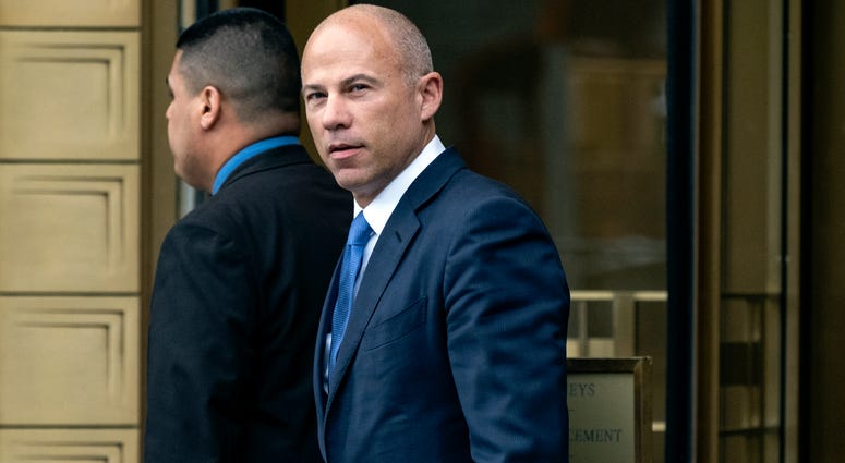 In this July 23, 2019, file photo, California attorney Michael Avenatti walks from a courthouse in New York, after facing charges. Michael Avenatti