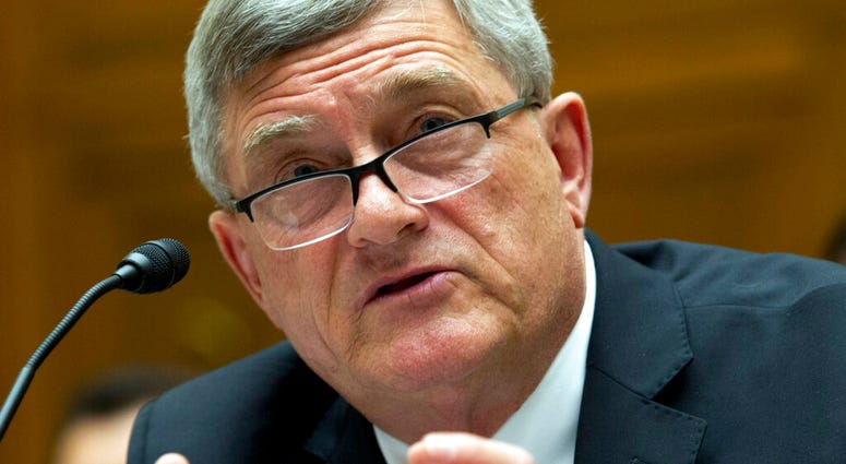 FILE - In a Wednesday, July 24, 2019 file photo, U.S. Census Bureau director Steven Dillingham testifies before the House Oversight subcommittee on Capitol Hill in Washington. U.S. Census Bureau director Steven Dillingham testifies before the House Oversight subcommittee on Capitol Hill in Washington.