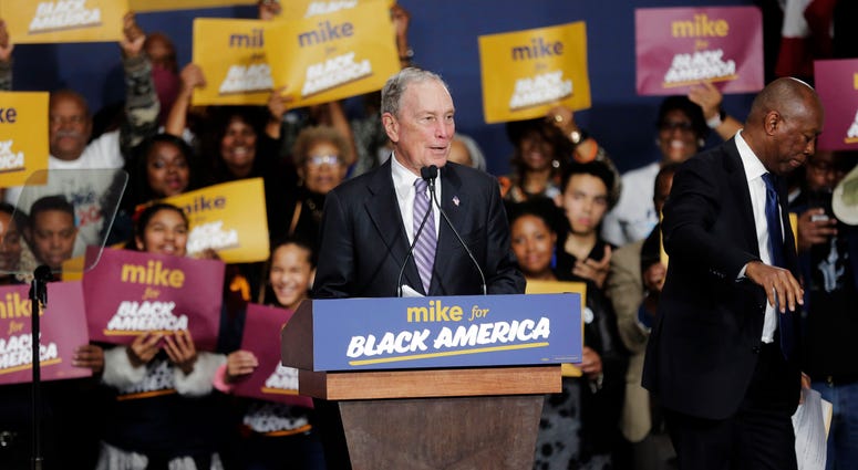 Democratic presidential candidate and former New York City Mayor Michael Bloomberg speaks during a campaign rally at the Buffalo Soldier Museum in Houston, Thursday, Feb. 13, 2020. Democratic presidential candidate and former New York City Mayor Michael Bloomberg speaks during a campaign rally at the Buffalo Soldier Museum in Houston, Thursday, Feb. 13, 2020.