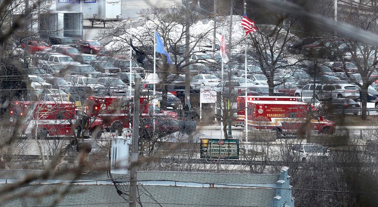 Milwaukee Police and Milwaukee Fire Dept. personnel respond to reports of an active shooting at the Molson Coors Brewing Co. campus in Milwaukee, Wednesday, Feb. 26, 2020. Shooting at Molson Coors Brewing Co.