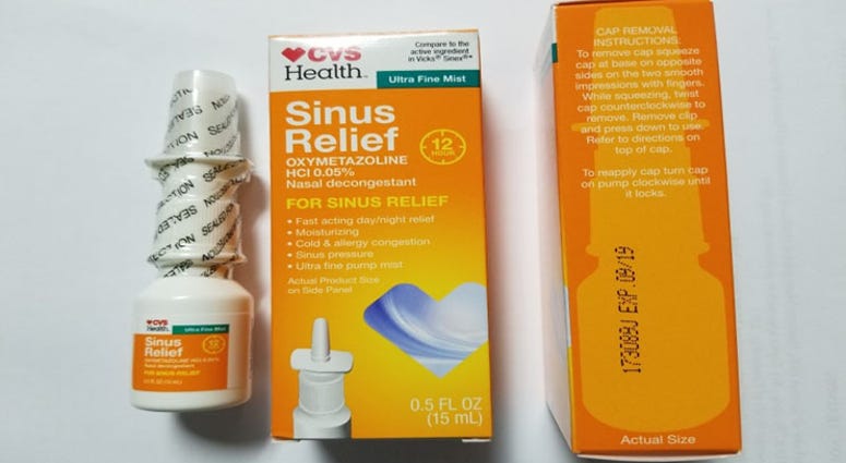 CVS Health 12 Hour Sinus Relief Nasal Mist CVS Health 12 Hour Sinus Relief Nasal Mist
