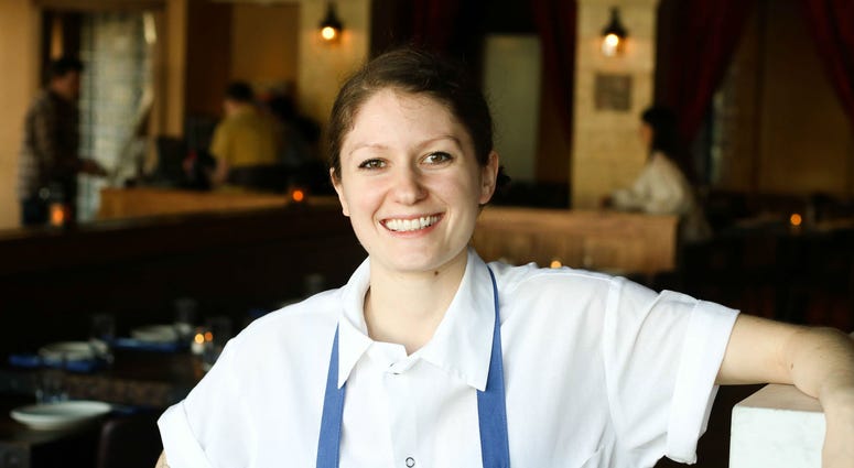 Camille Cogswell, pastry chef at Zahav, won the James Beard rising star chef of the year award. Camille Cogswell