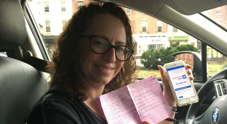 Melissa Hecht signed up to be a Carpool Vote driver