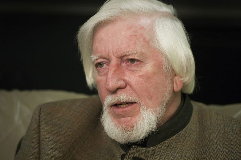 In this April 10, 2008, file photo puppeteer Caroll Spinney is interviewed during a break from taping an episode of "Sesame Street" in New York. In this April 10, 2008, file photo puppeteer Caroll Spinney is interviewed during a break from taping an episode of "Sesame Street" in New York.