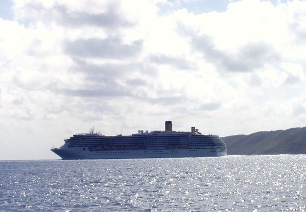 Cruise Ship in the Caribbean Cruise Ship in the Caribbean