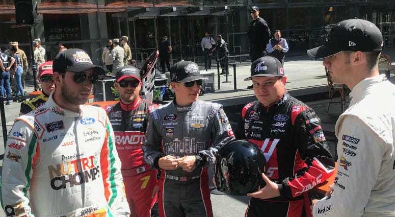 NASCAR took to the streets of Philadelphia Wednesday and fans couldn't have been happier. NASCAR took to the streets of Philadelphia Wednesday and fans couldn't have been happier.