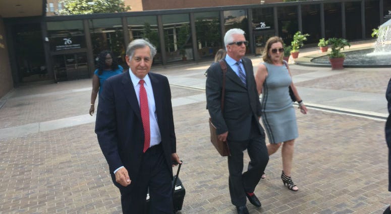 George Peltz, middle, has been sentenced. He is the first defendant in the federal authorities' case against "Johnny Doc." George Peltz has been senteced. He is the first defendant in the federal authorities' case against "Johnny Doc."