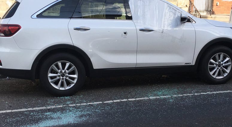 An SUV in Kensington was hit by a bullet in a police-involved shooting May 20, 2019, in which an officer in plain clothes shot a man with special needs. An SUV in Kensington was hit by a bullet in a police-involved shooting.