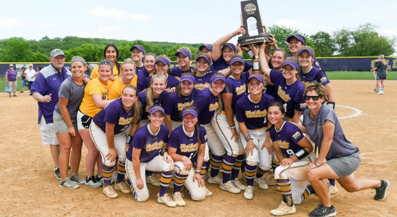West Chester University celebrates winning the Atlantic Regional of the NCAA Division II Softball Tournament. West Chester University celebrates winning the Atlantic Regional of the NCAA Division II Softball Tournament.