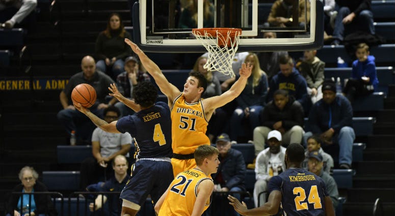 Drexel junior forward James Butler (#51) has seven double-doubles this season. Drexel junior forward James Butler (#51) has seven double-doubles this season.