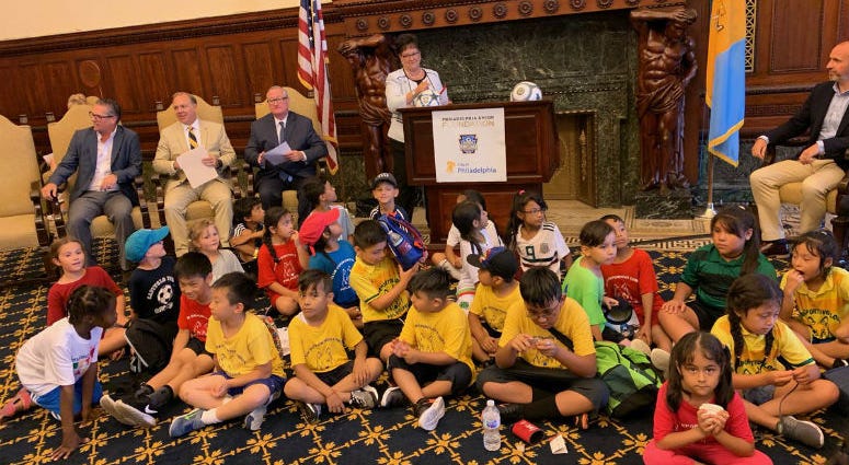 Philadelphia is getting 17 new soccer pitches. City officials say the $3.5 million project will bring local facilities in line with local enthusiasm for the sport. Philadelphia is getting 17 new soccer pitches. City officials say the $3.5 million project will bring local facilities in line with local enthusiasm for the sport.