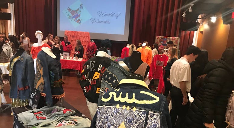 About 100 Jefferson University Students opened up a pop up fashion boutique on it's East Falls Campus to help raise money to support cancer patients. About 100 Jefferson University Students opened up a pop up fashion boutique on it's East Falls Campus to help raise money to support cancer patients.