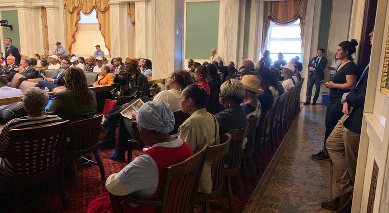 A City Council hearing about police officers' racist Facebook posts took a detour Tuesday, when a councilmember called for the resignation of Philadelphia's acting police commissioner, Sept. 10, 2019. City Council hearing on racist posts by officers
