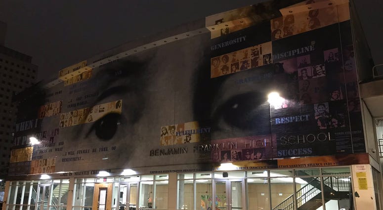 The Ben Franklin HS and Science Leadership Academy campus on North Broad is closed because of asbestos. The Ben Franklin HS and Science Leadership Academy campus on North Broad is closed because of asbestos.
