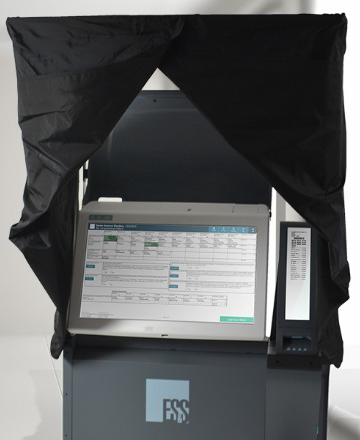 Philadelphia's city commissioners voted Feb. 20, 2019 to buy new voting machines by the company Election Systems & Software. Philadelphia's city commissioners voted Feb. 20, 2019 to buy new voting machines by the company Election Systems & Software.
