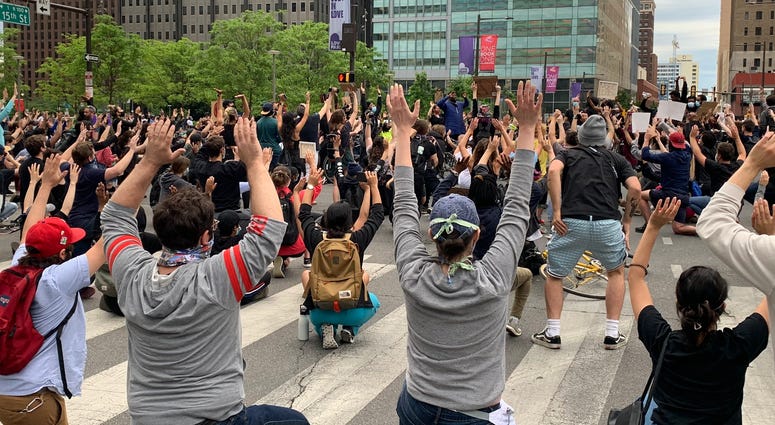 Protesters marched all across Philadelphia on June 2, 2020, in response to the death of Minneapolis black man George Floyd. George Floyd protest in Philadelphia