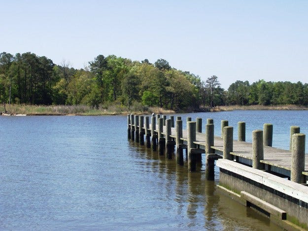 Just bring yourself, a fishing pole and a cooler for water and the catch. That's all you need to cast off at a pristine wildlife refuge right on the Eastern Shore of the Chesapeake Bay. Eastern Neck