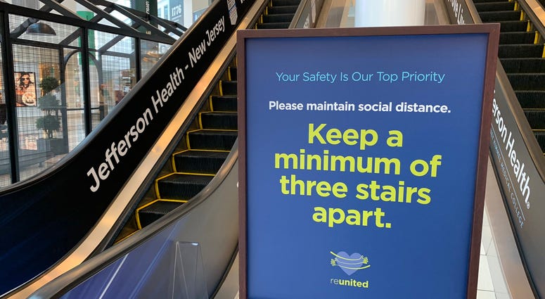 New Jersey malls have reopened with new guidelines, including social distancing and sanitizing. Cherry Hill Mall