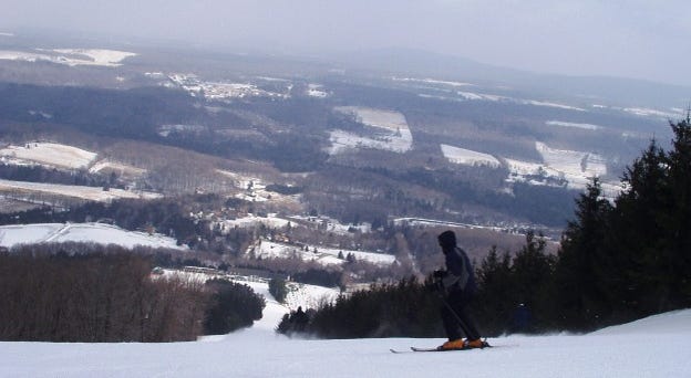 Skiing on Elk Mountain Skiing on Elk Mountain