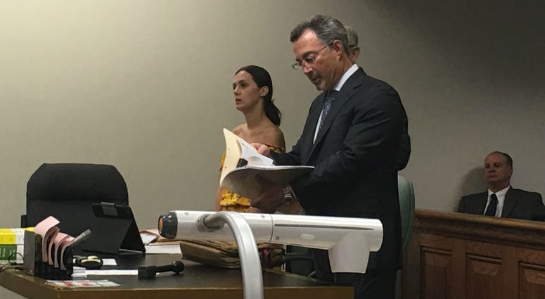 Defendant Emily Weinman and defense attorney Steve Scheffler Defendant Emily Weinman and defense attorney Steve Scheffler