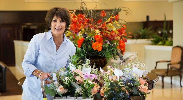 Leona Davis runs Forget Me Knot Flowers from her Haddonfield home, delivering donated wedding flowers to residents in nursing homes, cancer centers and women's shelters in the Philadelphia area. Leona Davis runs Forget Me Knot Flowers from her Haddonfield home, delivering donated wedding flowers to residents in nursing homes, cancer centers and women's shelters in the Philadelphia area.
