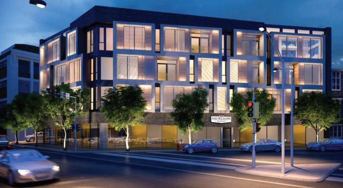 An artist rendering of Giant Heirloom Market at 23rd and Bainbridge streets Giant Heirloom Market