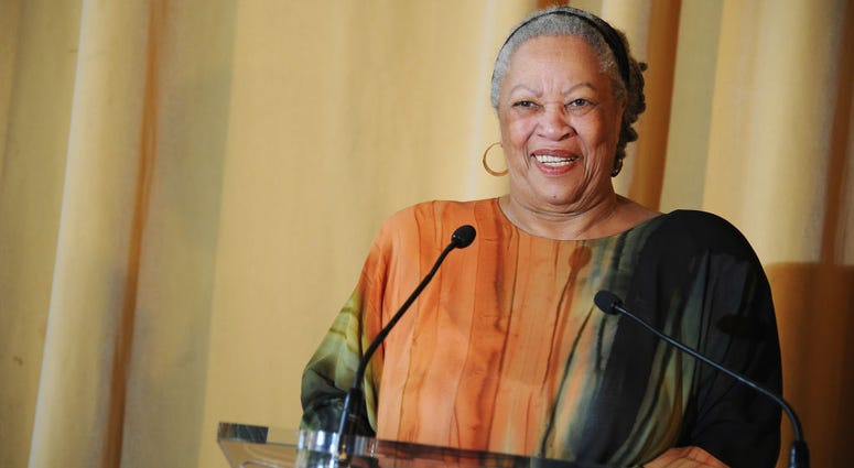 PARIS - NOVEMBER 04: US Author and Nobel Prize in literature winner Toni Morrison receives the Honor Medal of The City of Paris (Grand Vermeil) at Mairie de Paris on November 4, 2010 in Paris, France.